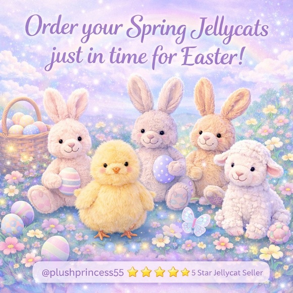 Jellycat Accessories - Spring Jellycats - Get yours in time for Easter!